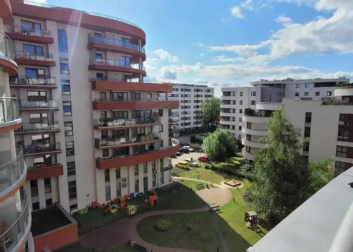 Modern Apartment Sandy Beach Down Town, Aquapark, Free Parking